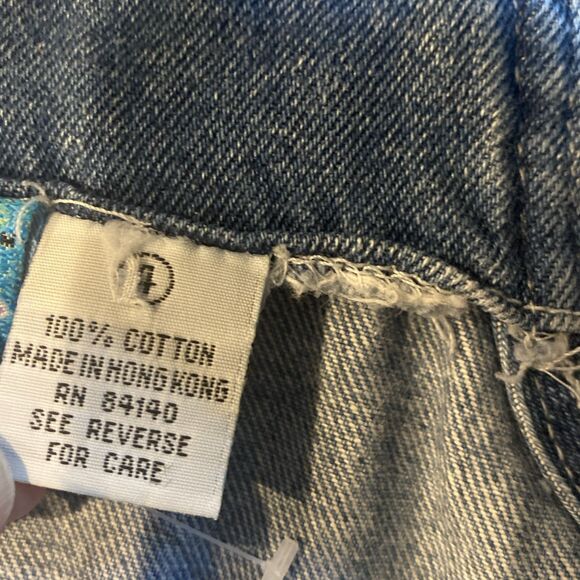 Vintage 1998 Nickelodeon Rugrats Denim Overall Dress Viacom Embroidered SZ 4 REA - Picture 12 of 16